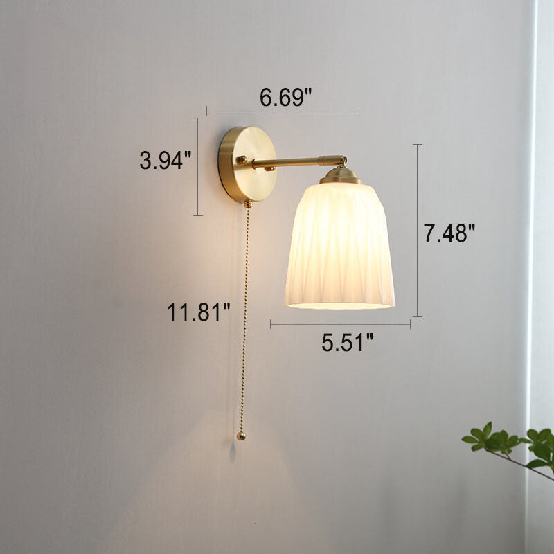 SMD Living moderne glazen wandlamp