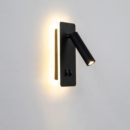 Lumio elegante ijzeren LED-wandlamp