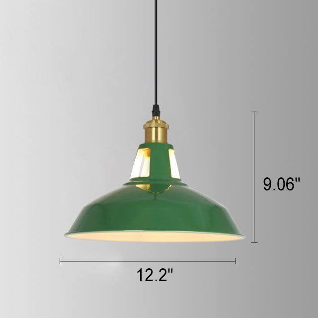 Lumio industriële groene hanglamp
