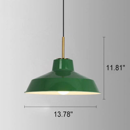 Lumio industriële groene hanglamp