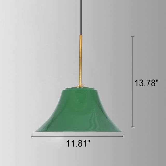 Lumio industriële groene hanglamp