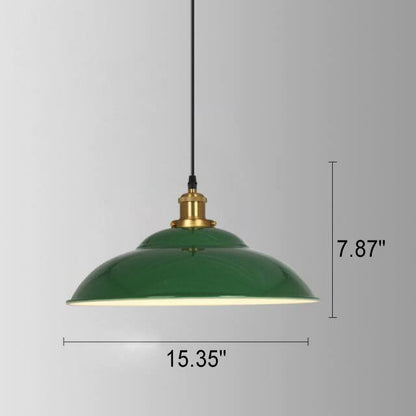 Lumio industriële groene hanglamp