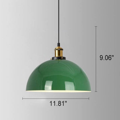 Lumio industriële groene hanglamp