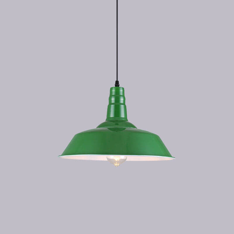 Lumio industriële groene hanglamp