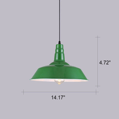 Lumio industriële groene hanglamp