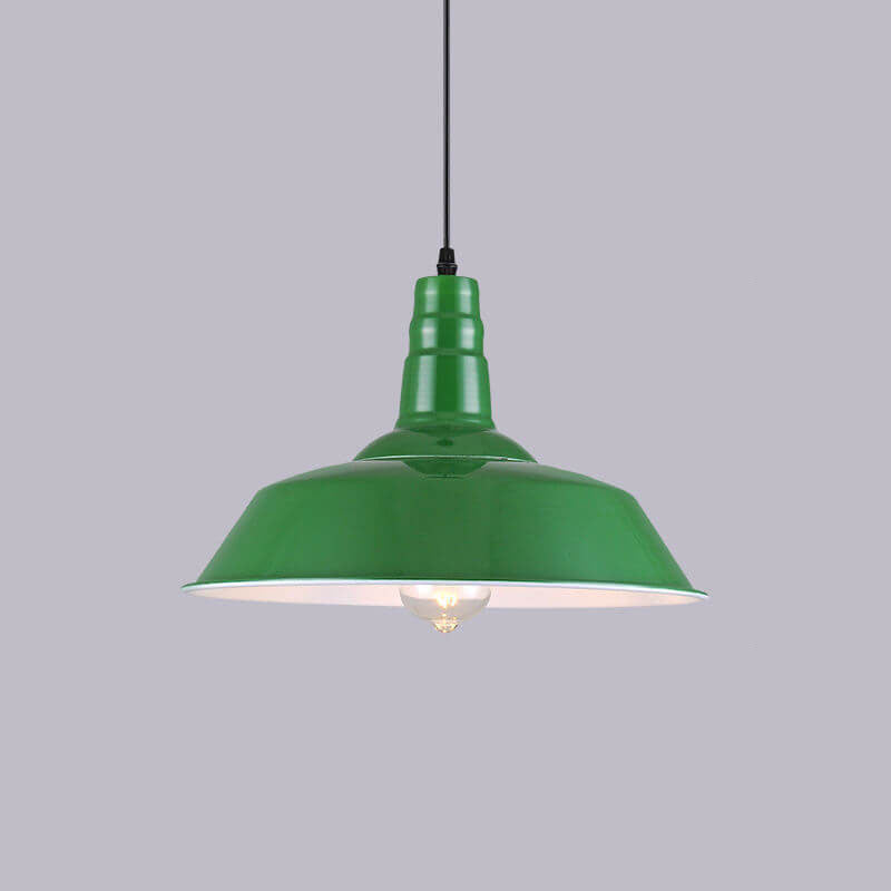 Lumio industriële groene hanglamp