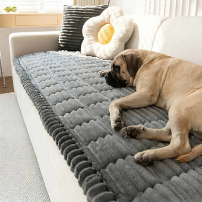 Pluche antislip bankbeschermer voor honden