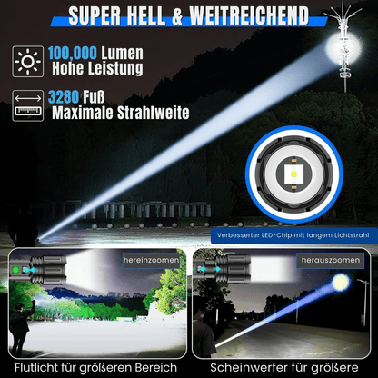 UltraBeam oplaadbare led-zaklamp