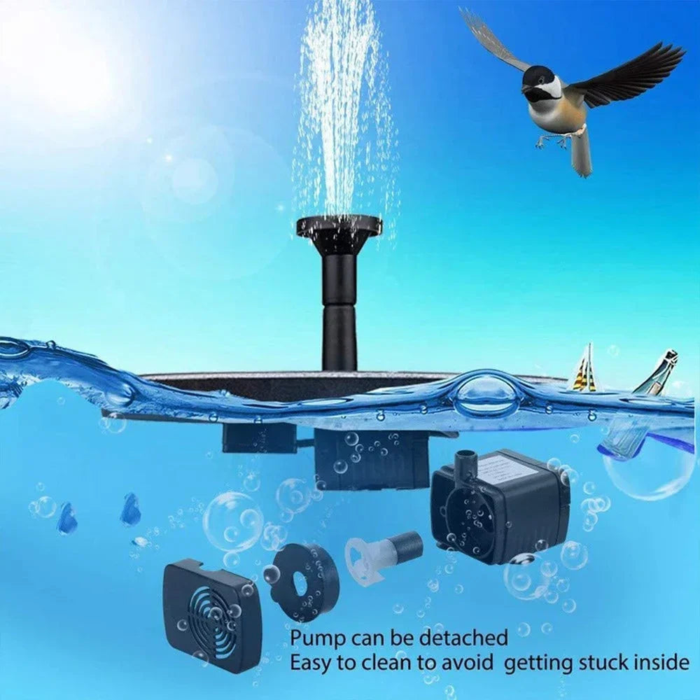 GardenFountain drijvende zonne-energie fontein