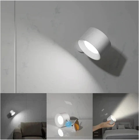 Lumio draadloze wandlamp met 360° rotatie