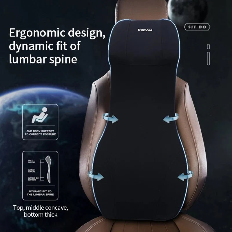 ERGOCARVE ergonomische auto nek- en lendensteun