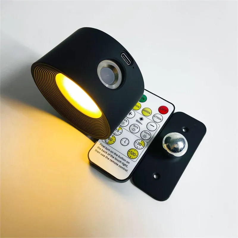 Lumio draadloze wandlamp met 360° rotatie