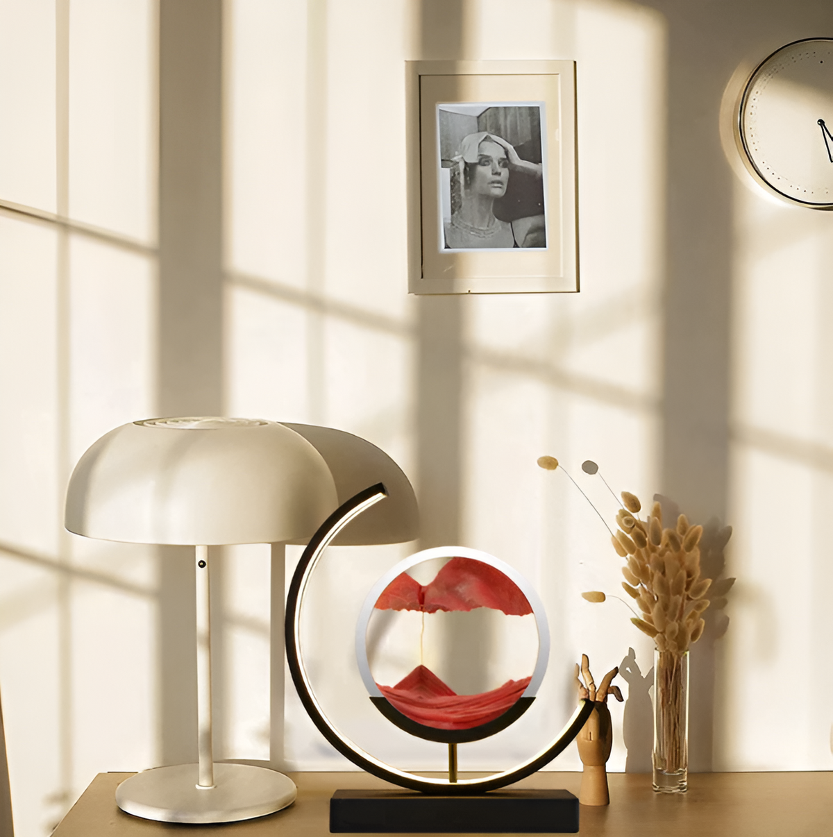 Dimbare LED-zandlamp met app