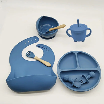 TinyBites siliconen baby eetset