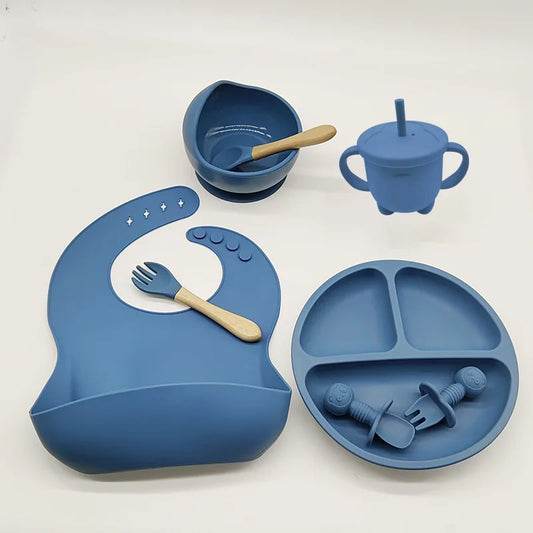 TinyBites siliconen baby eetset