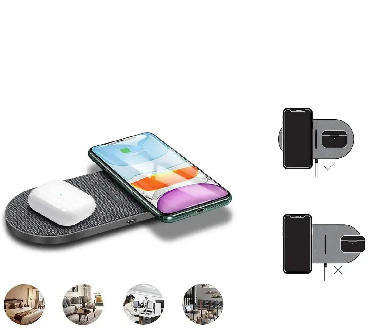 PowerDock draadloos oplaadstation