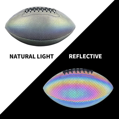 LUMIFOOT reflecterende american football maat 9