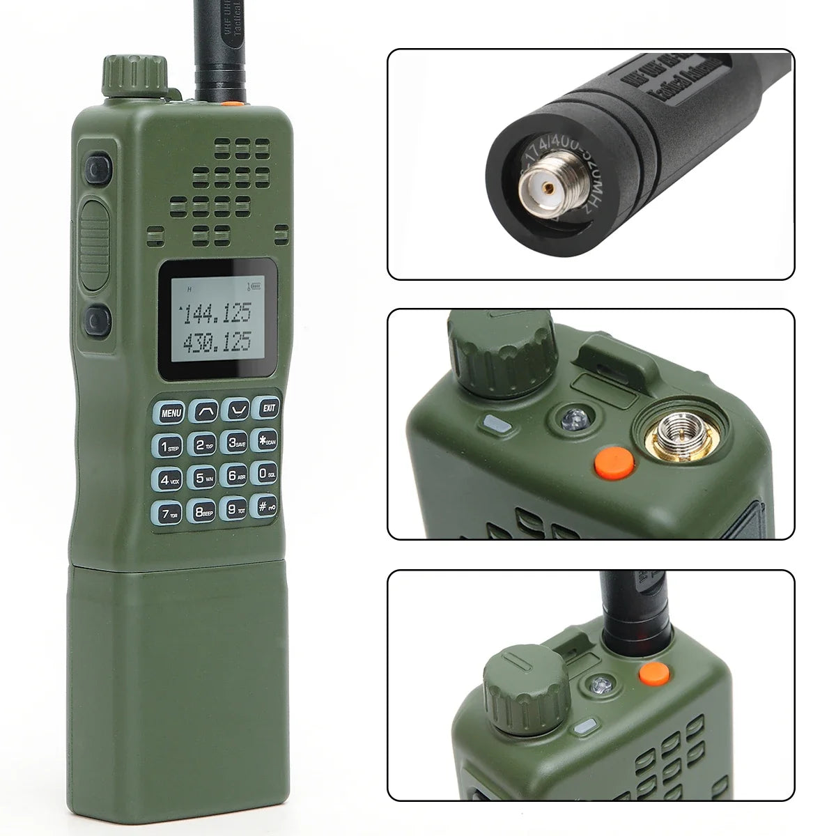 CommGuard dual-band walkie talkie