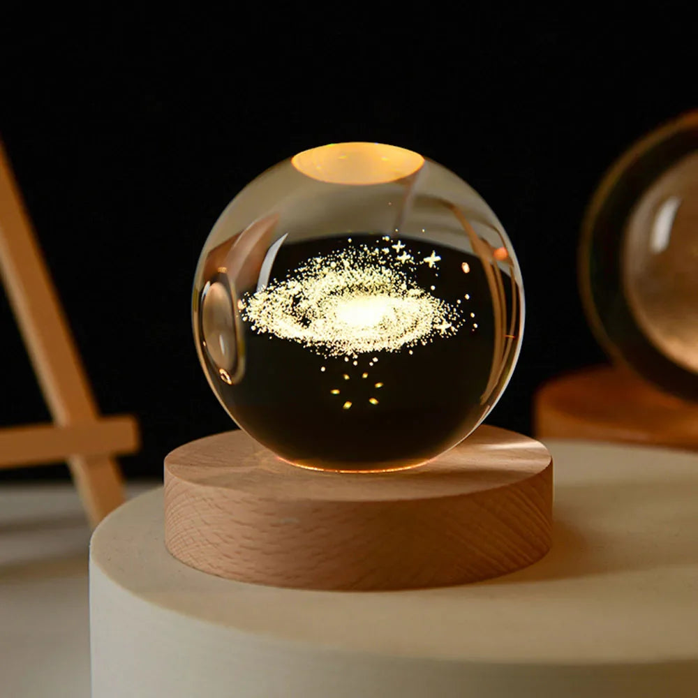GalaxySphere 3D kristallen bol sfeerlamp