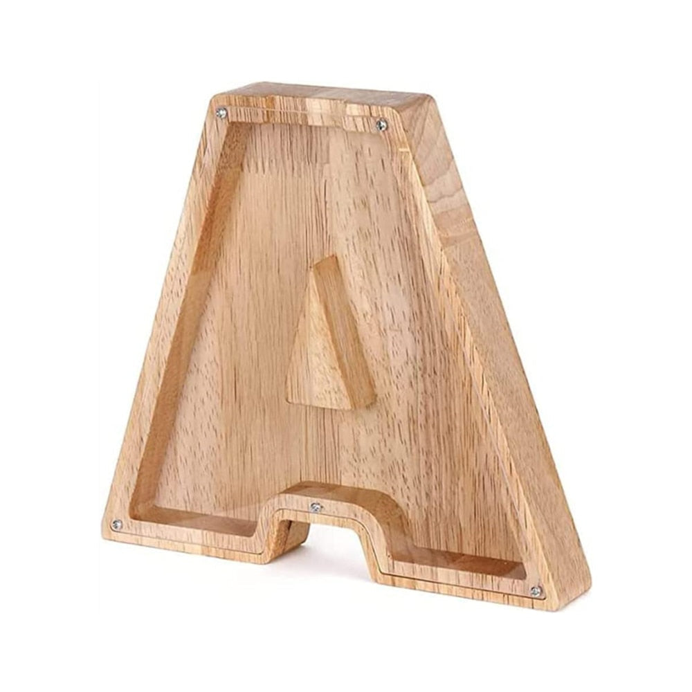 LetterSaver houten alfabet spaarpot