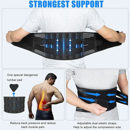 BackAlign comfortabele rugondersteuningsgordel