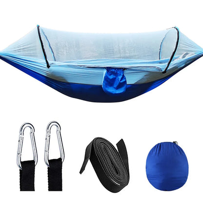 SkyNest outdoor hangmat met klamboe