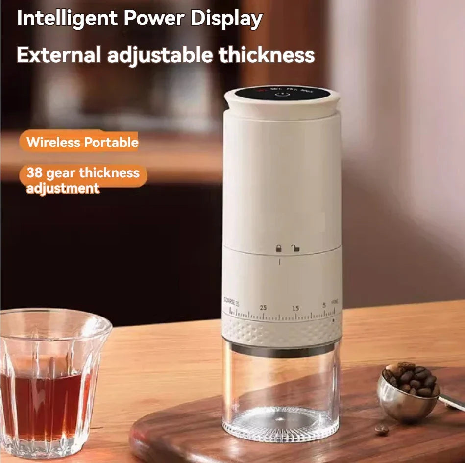 BeanBuddy draagbare elektrische koffiemolen