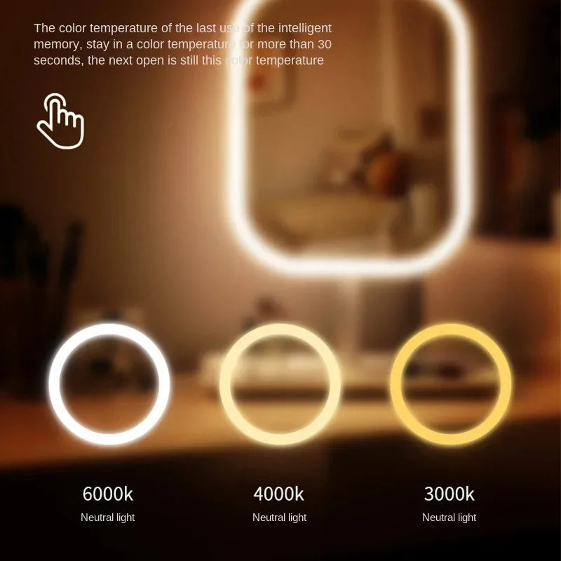 LED Make-upspiegel met Touch-bediening