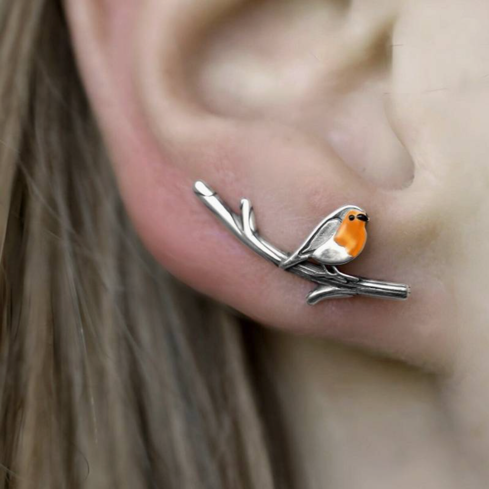 LuckFeather handgemaakte glas-in-lood oorbellen