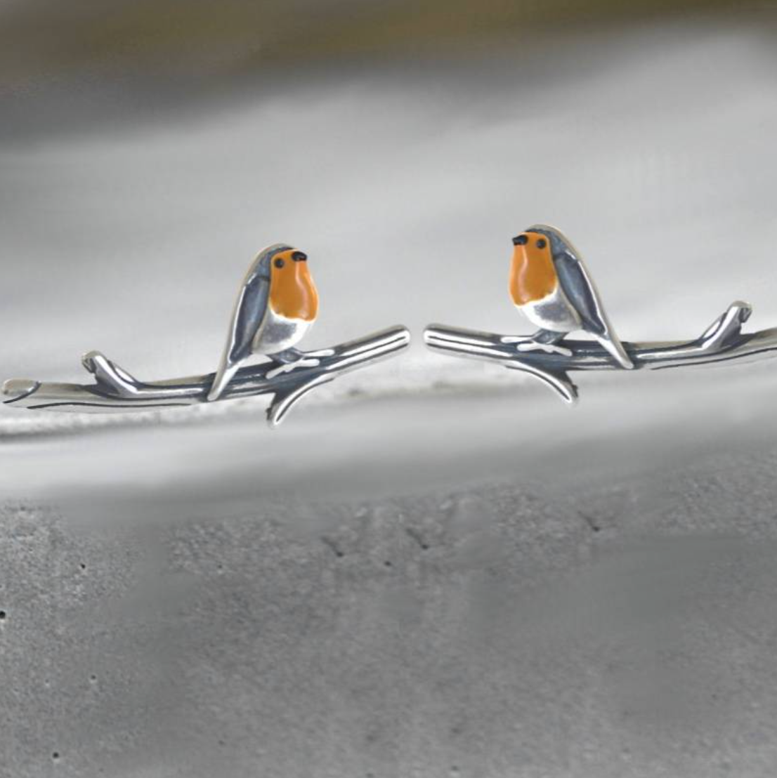 LuckFeather handgemaakte glas-in-lood oorbellen