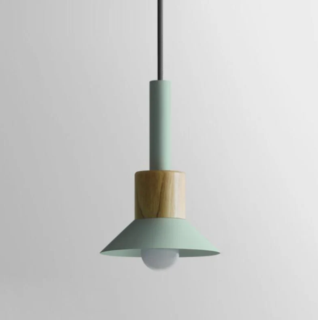 SMD Living Scandinavische Houten Hanglamp
