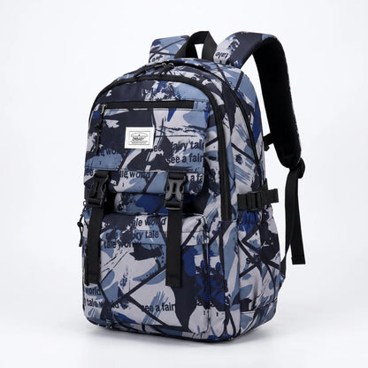 Scholum Schoolrugzak Met Abstracte Print