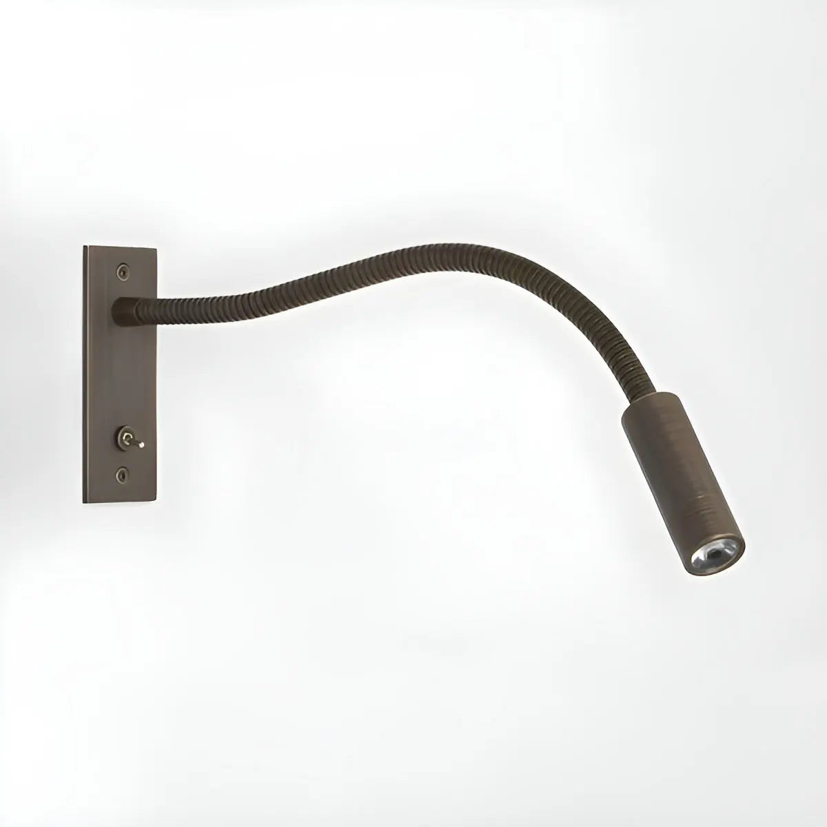 Flexibele wandleeslamp met zwanenhalsarm