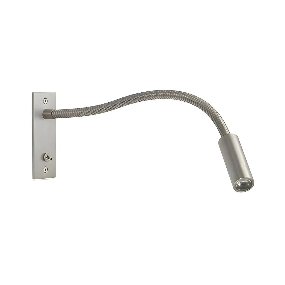 Flexibele wandleeslamp met zwanenhalsarm