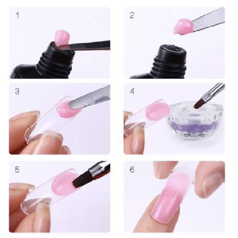 Polygel nagelkit voor manicure