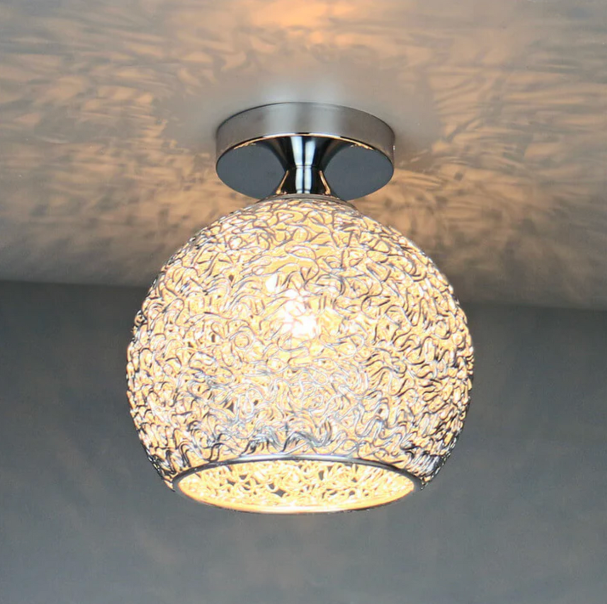 LumiGlobe metalen plafondlamp