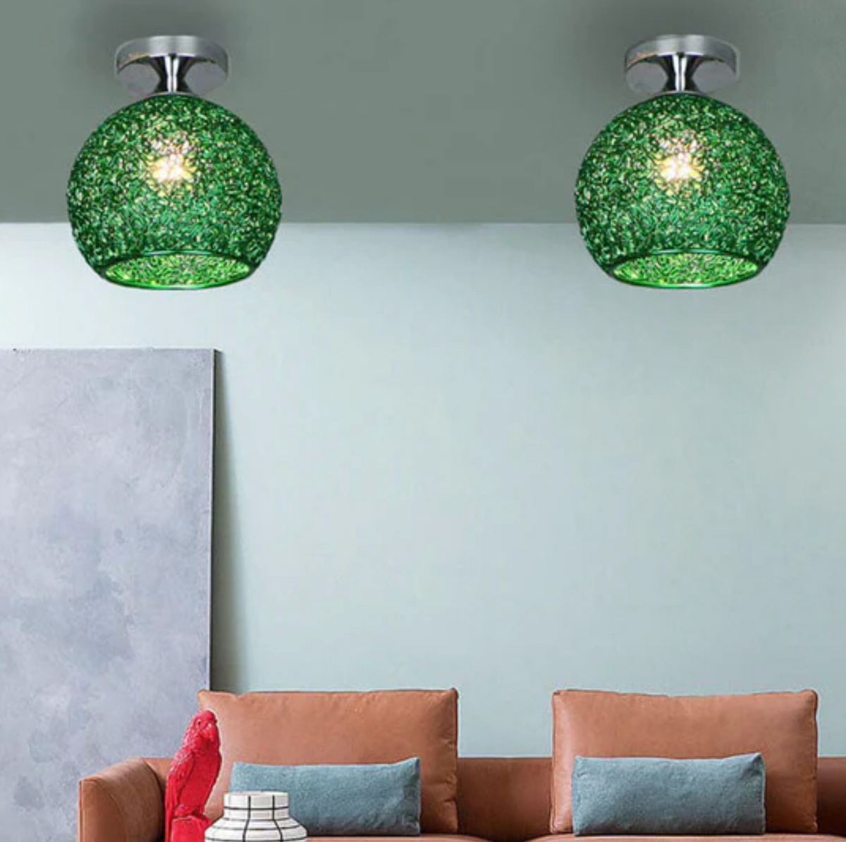 LumiGlobe metalen plafondlamp