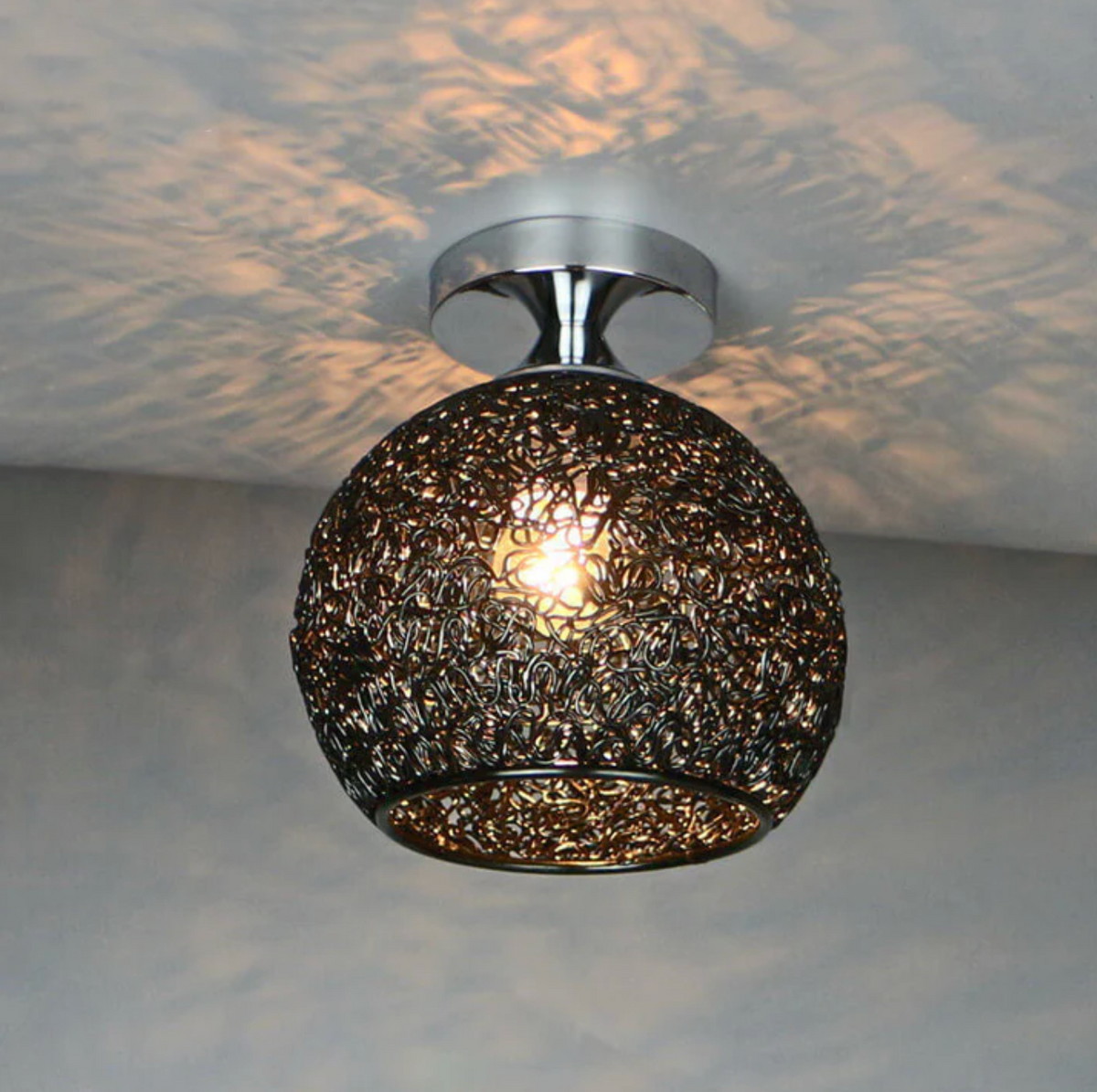 LumiGlobe metalen plafondlamp