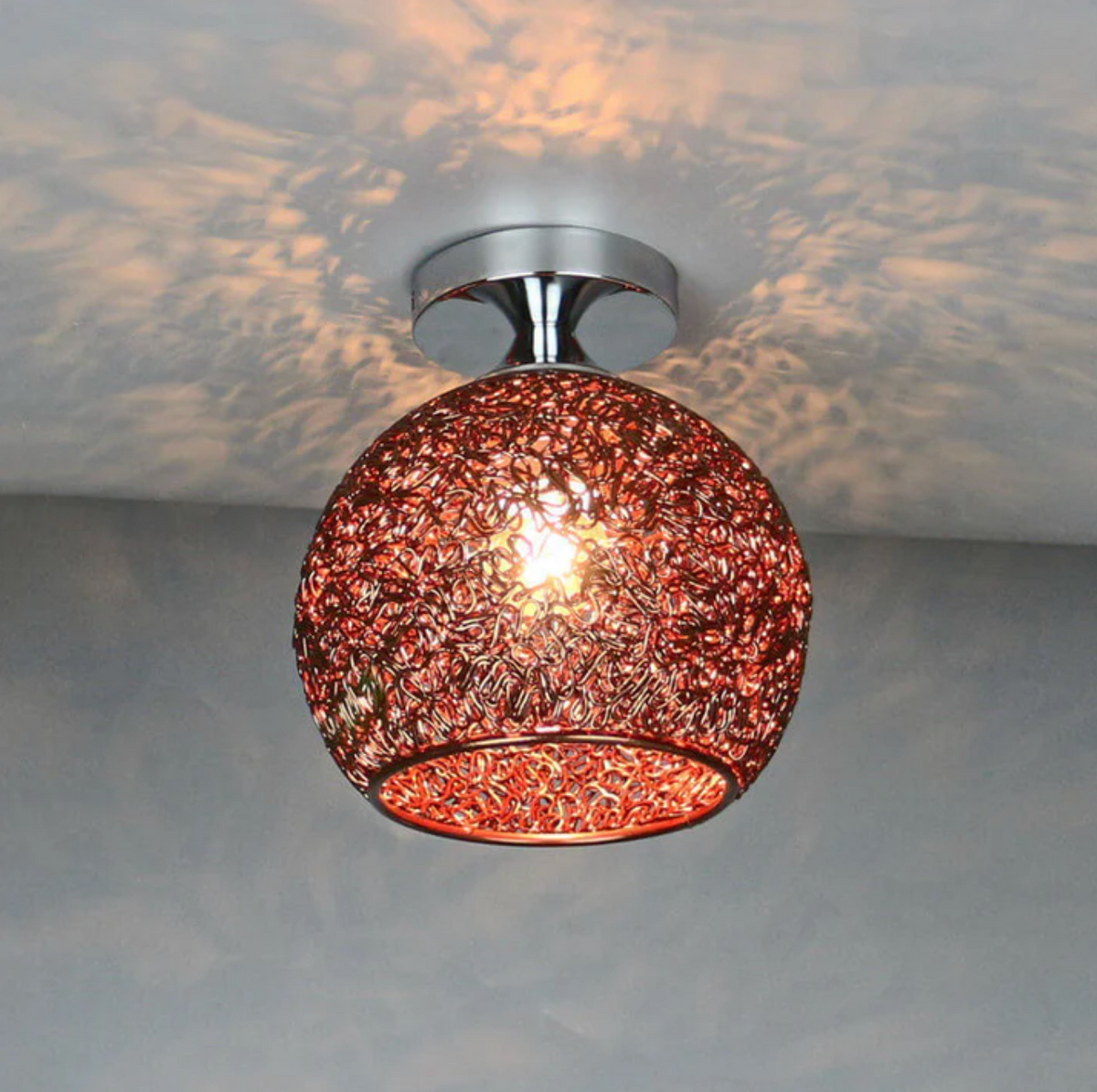 LumiGlobe metalen plafondlamp