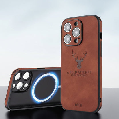 LuxeShield lederen iPhone-hoesje