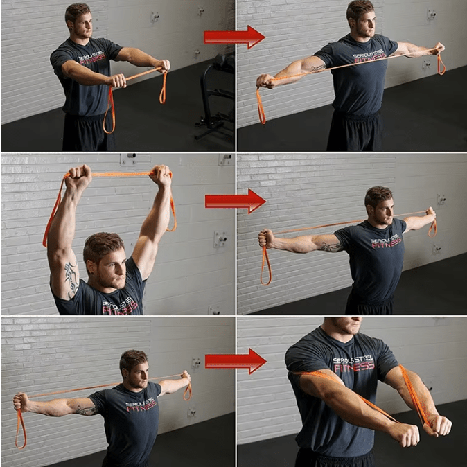 PowerBand weerstandsbandenset voor krachttraining