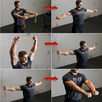PowerBand weerstandsbandenset voor krachttraining