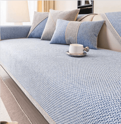 Katoenen Linnen Sofa Overworp Antislip