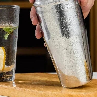 Cocktailset met bamboe standaard