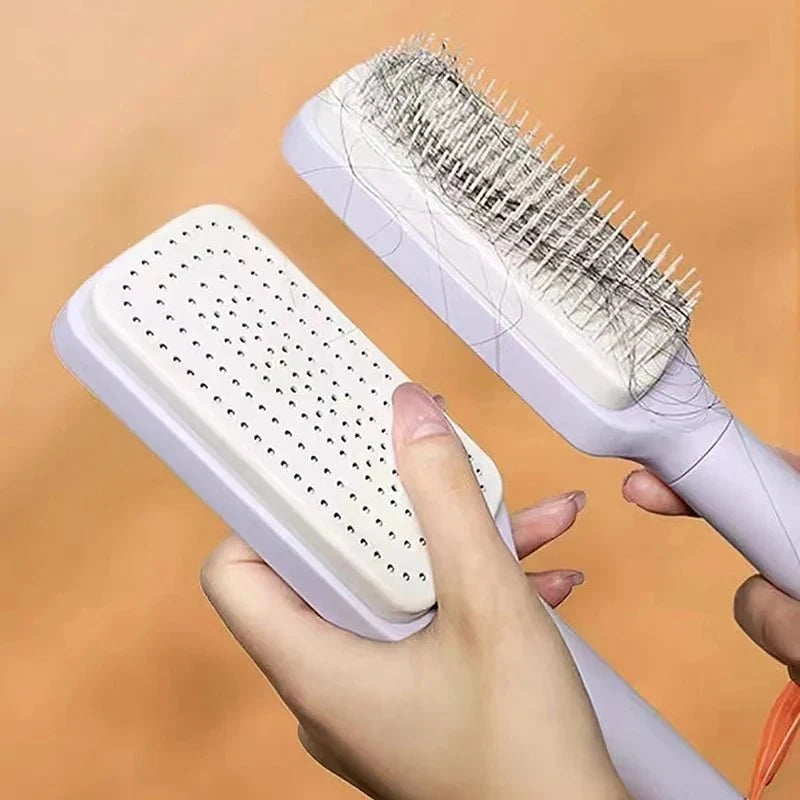 TangleFree zelfreinigende ontwarrende haarborstel