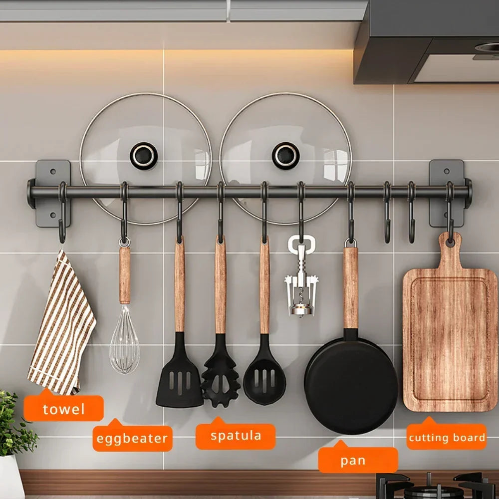 Stalen Wandhakenrek voor de Keuken