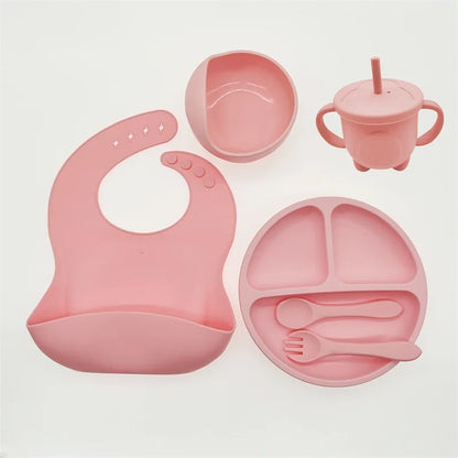 TinyBites siliconen baby eetset