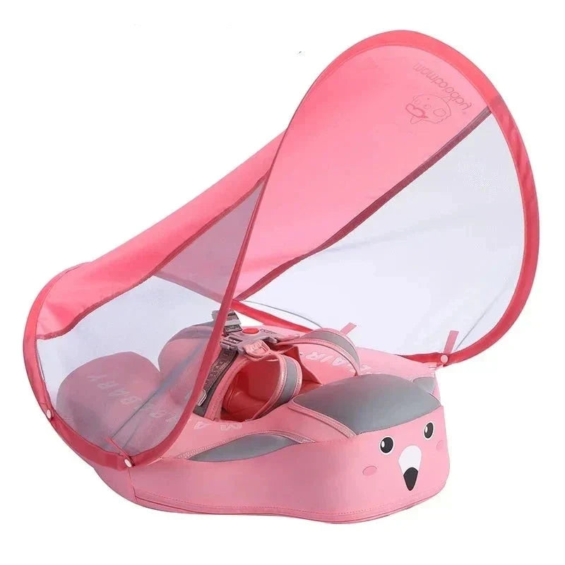 Splash babyzwemtrainer met schaduwscherm