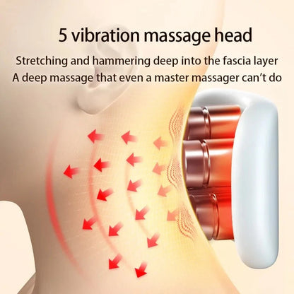 NECKVIBE slimme vibratie- en warmtenekmassageapparaat
