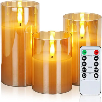 LumiGlow draadloze LED-kaarsenset